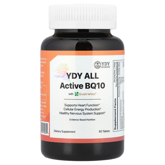 YDY, All Active BQ10 With Quatrefolic®, 60 Tablets - Image 1