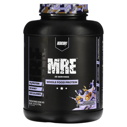 Redcon1, MRE, Whole Food Protein, Blueberry Cobbler, 7.16 lb (3,250 g) - Image 1