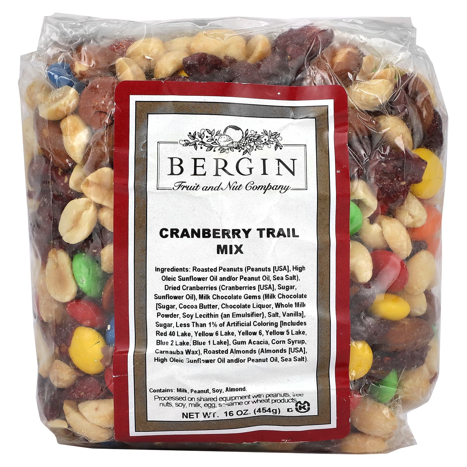 Bergin Cranberry Trail Mix - Delicious Kosher Dairy Snack - Image 1