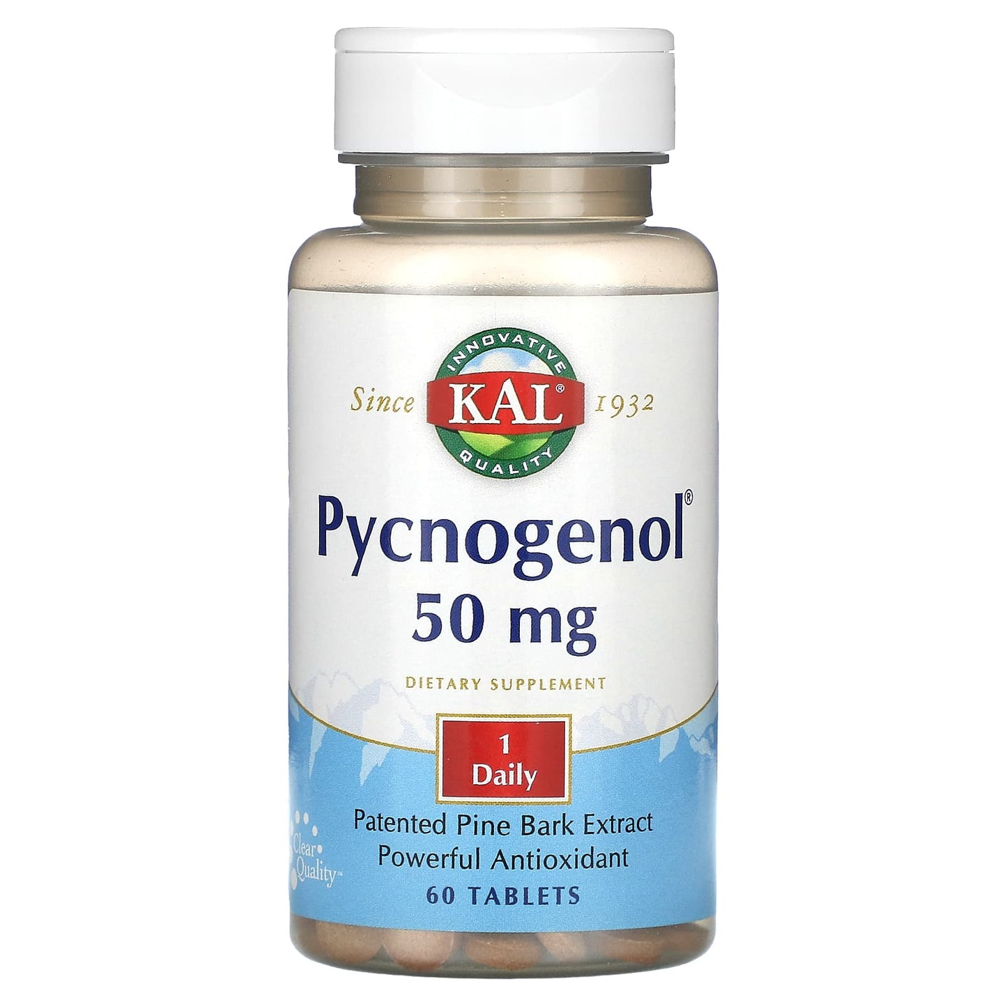 KAL, Pycnogenol, 50 mg, 60 Tablets - Image 1