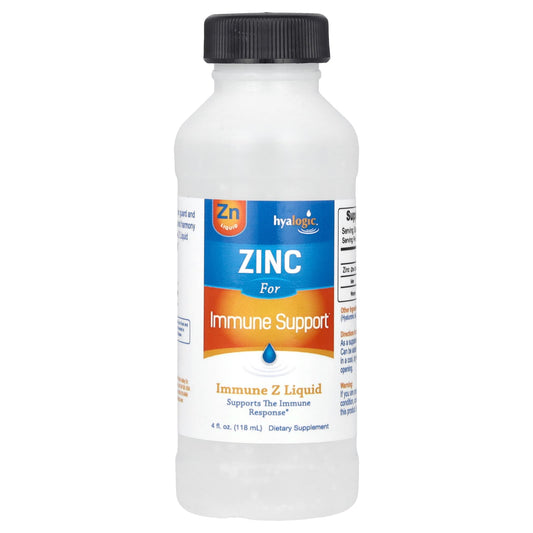 Boost Immunity with Hyalogic's Zinc Liquid Supplement, 4 fl oz (118 ml) - Image 1