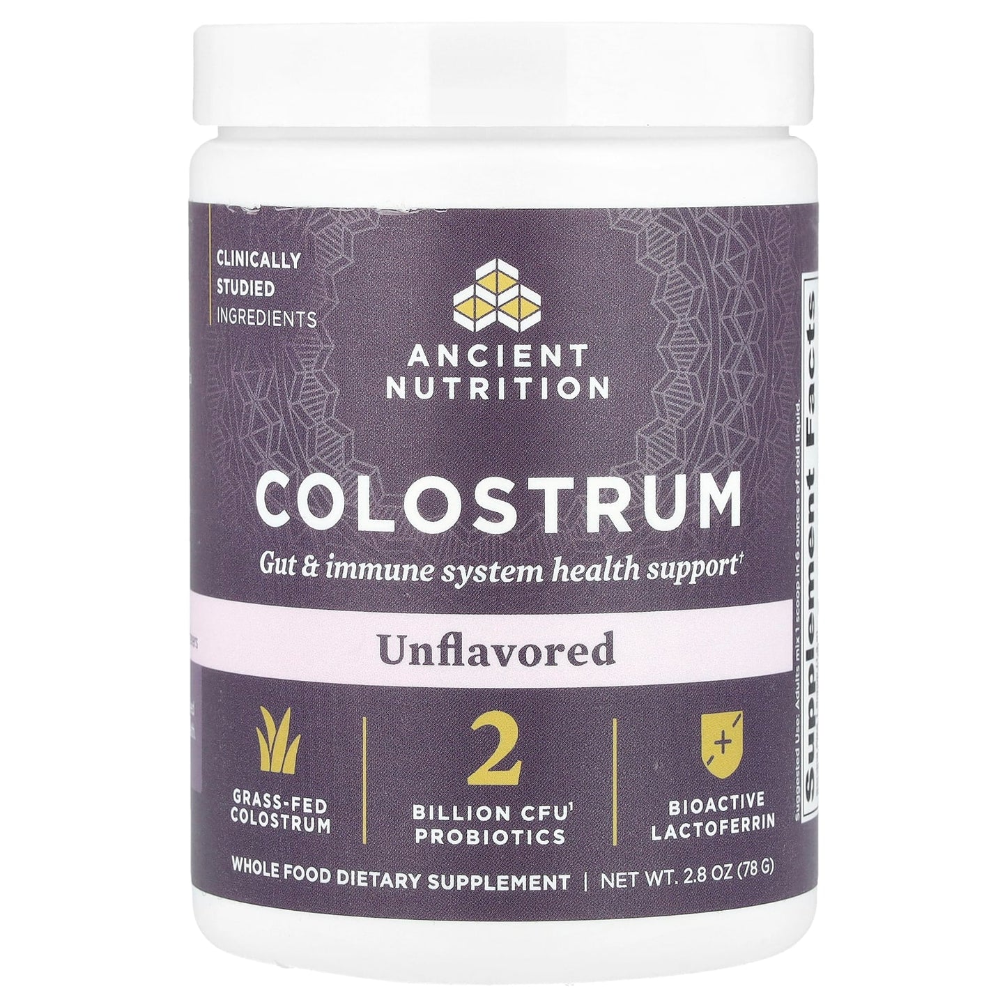 Ancient Nutrition Grass-Fed Colostrum 2.8 oz for Gut & Immune Support - Image 1
