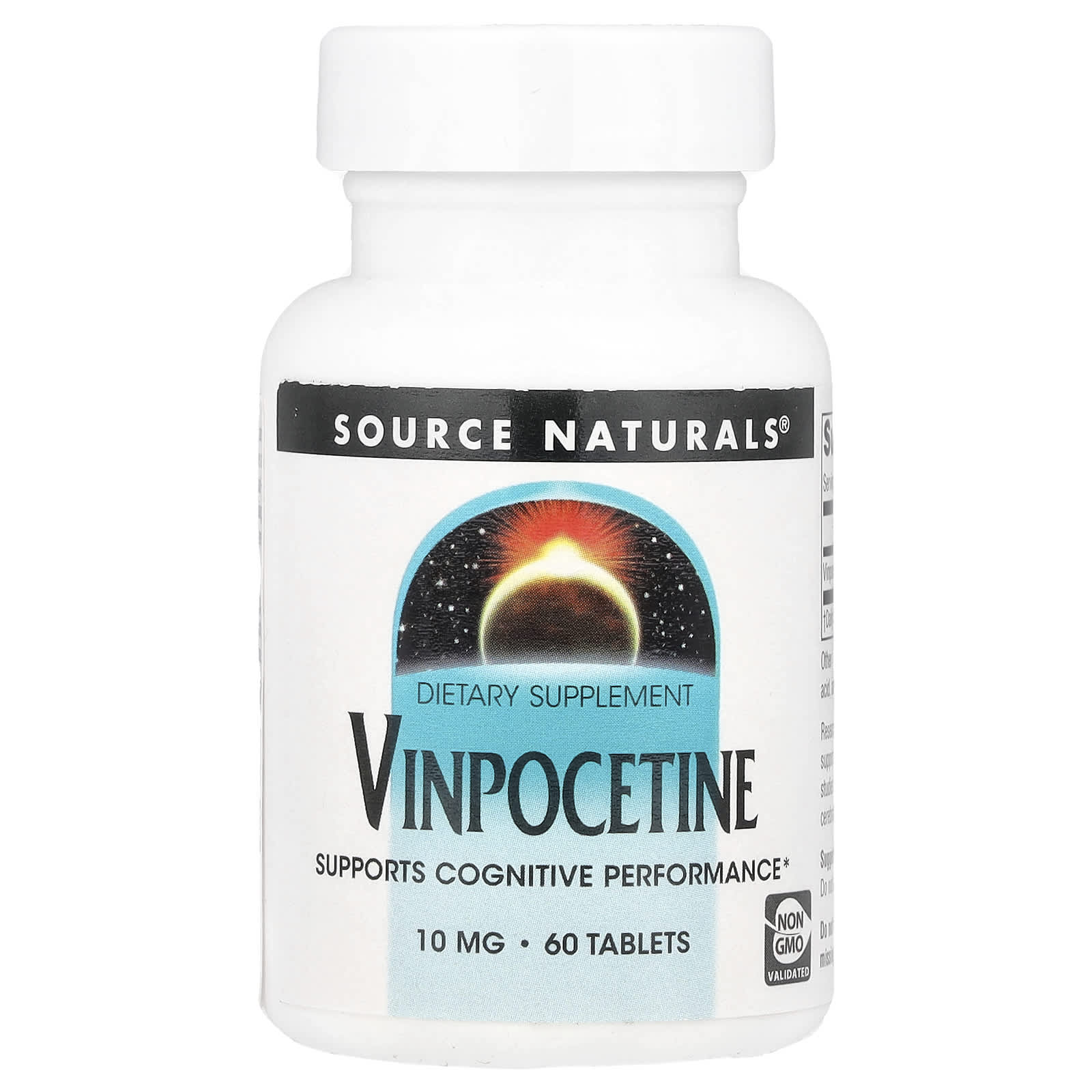 Source Naturals, Vinpocetine , 10 mg, 60 Tablets - Image 1