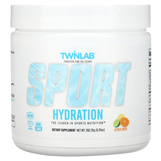Twinlab, Sport Hydration, Citrus Rush, 9.25 oz (262.25 g) - Image 1