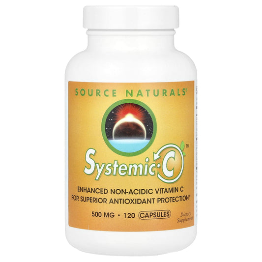 Source Naturals, Systemic C™, 1,000 mg, 120 Capsules (500 mg per Capsule) - Image 1