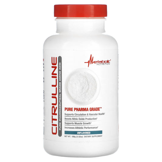 Metabolic Nutrition, Citrulline, Unflavored, 3.52 oz (100 g) - Image 1