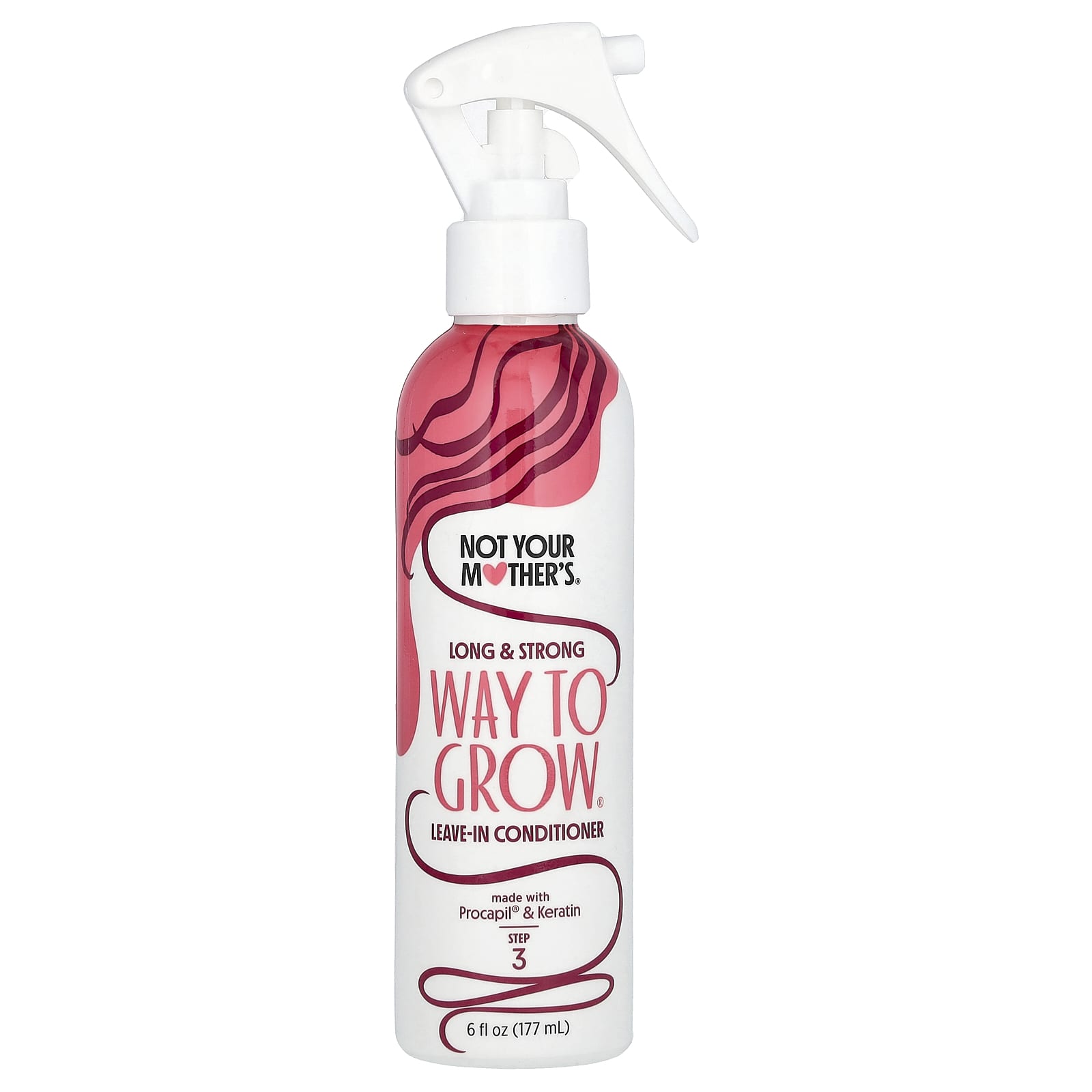 Not Your Mother's, Way To Grow, Long & Strong Leave-In Conditioner, 6 fl oz (177 ml) - Image 1