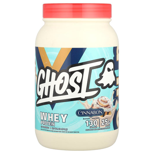Ghost Whey Protein Cinnabon 2lb 918g - Natural Flavor No Amino Spiking - Image 1
