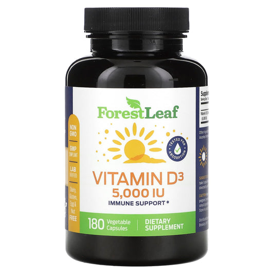 Boost Immune System with Vitamin D3 Supplements by Forest Leaf - Image 1