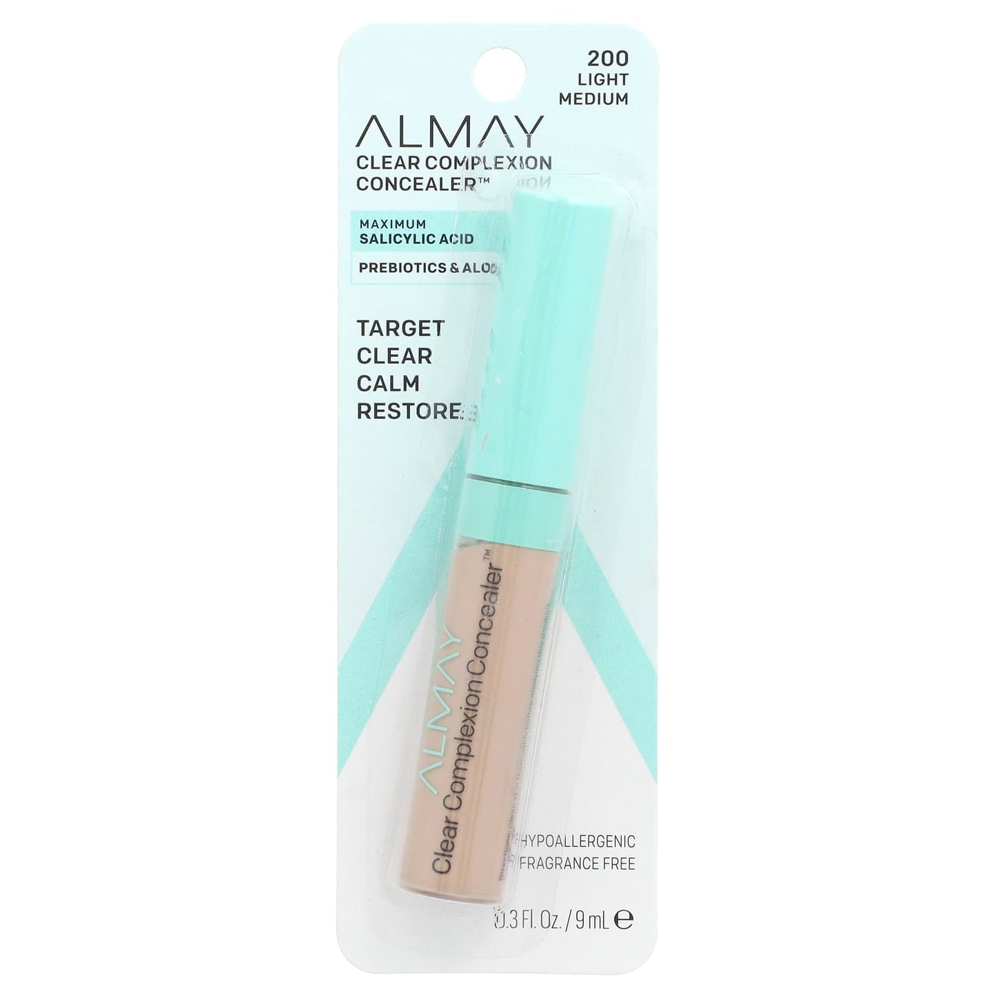 Almay Clear Complexion Concealer, 200 Light Medium, 0.3 fl oz (9ml) - Image 2