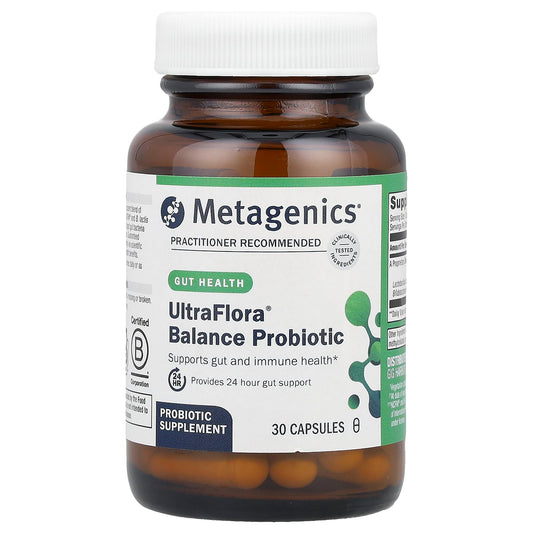 Metagenics, UltraFlora® Balance Probiotic, 55 mg (15 Billion CFU), 30 Capsules - Image 1