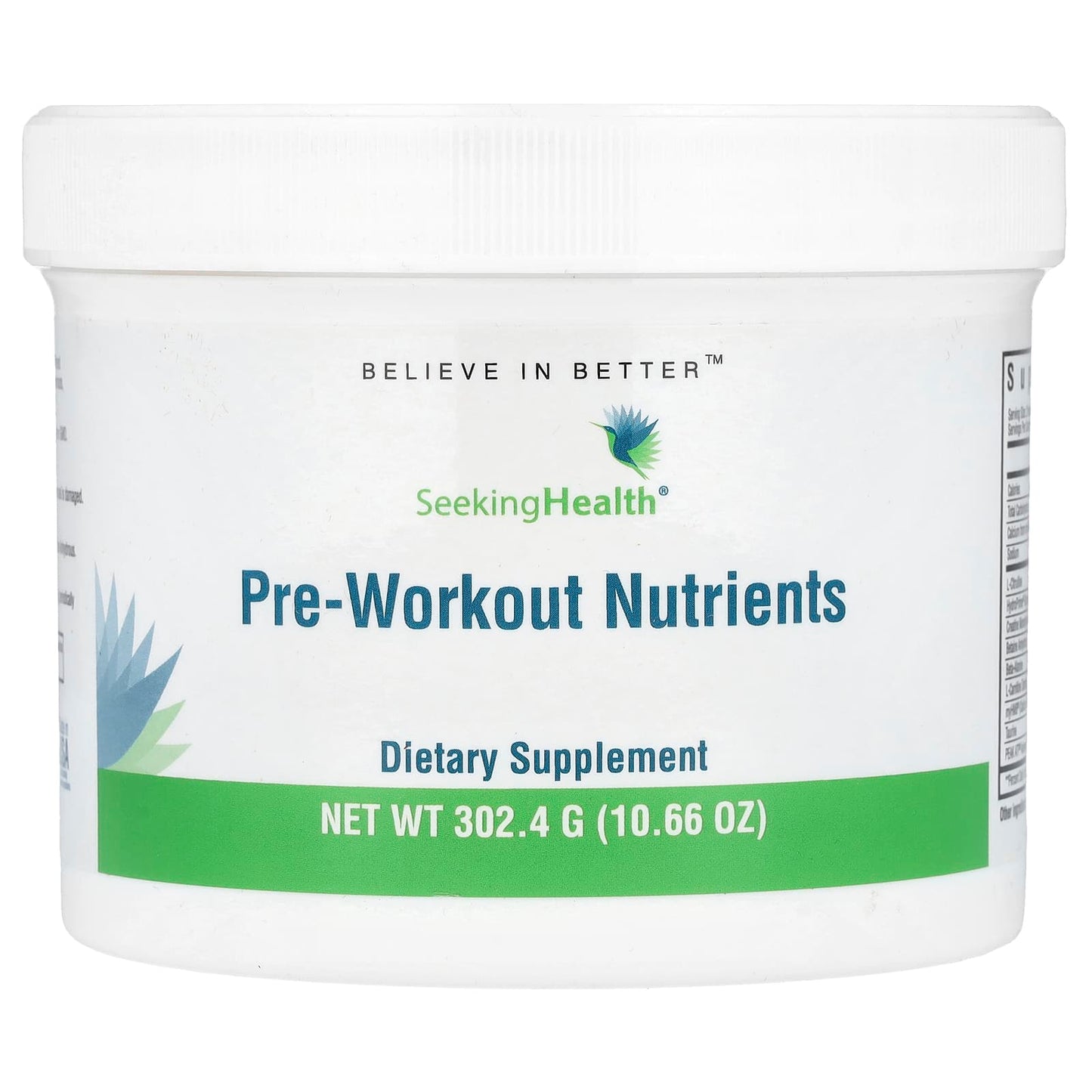 Seeking Health, Pre-Workout Nutrients, 10.66 oz (302.4 g) - Image 1