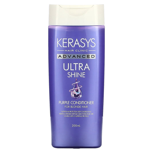 Kerasys, Advanced Ultra Shine Purple Conditioner, For Blonde Hair, 200 ml - Image 1
