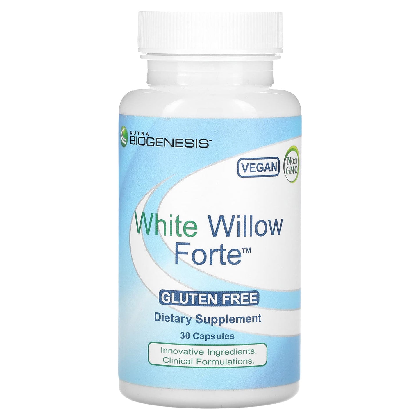 Nutra BioGenesis, White Willow Forte, 30 Capsules - Image 1