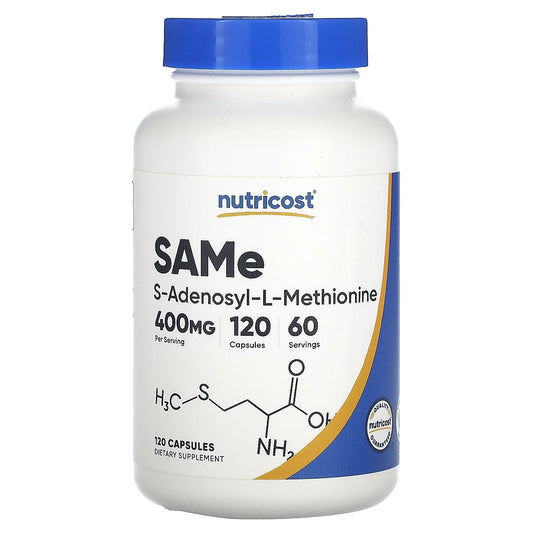 Nutricost, SAMe, 120 Capsules (200 mg per Capsule) - Image 1