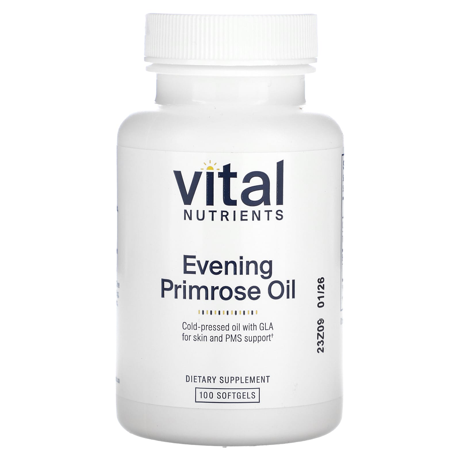 Vital Nutrients, Evening Primrose Oil , 100 Softgels - Image 1