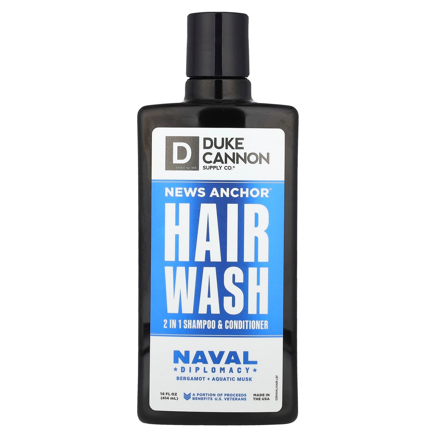 Duke Cannon News Anchor 2-in-1 Hair Wash & Conditioner - Image 1