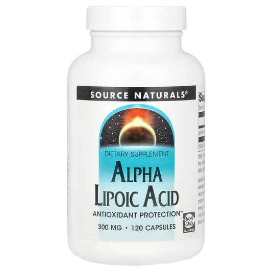 Source Naturals, Alpha Lipoic Acid , 300 mg, 120 Capsules - Image 1