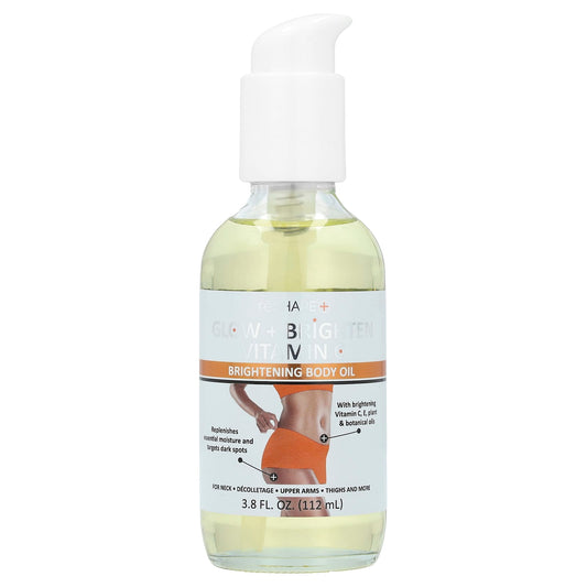 Reshape Plus, Glow + Brightening Vitamin C, Brightening Body Oil, 3.8 fl oz (112 ml) - Image 1