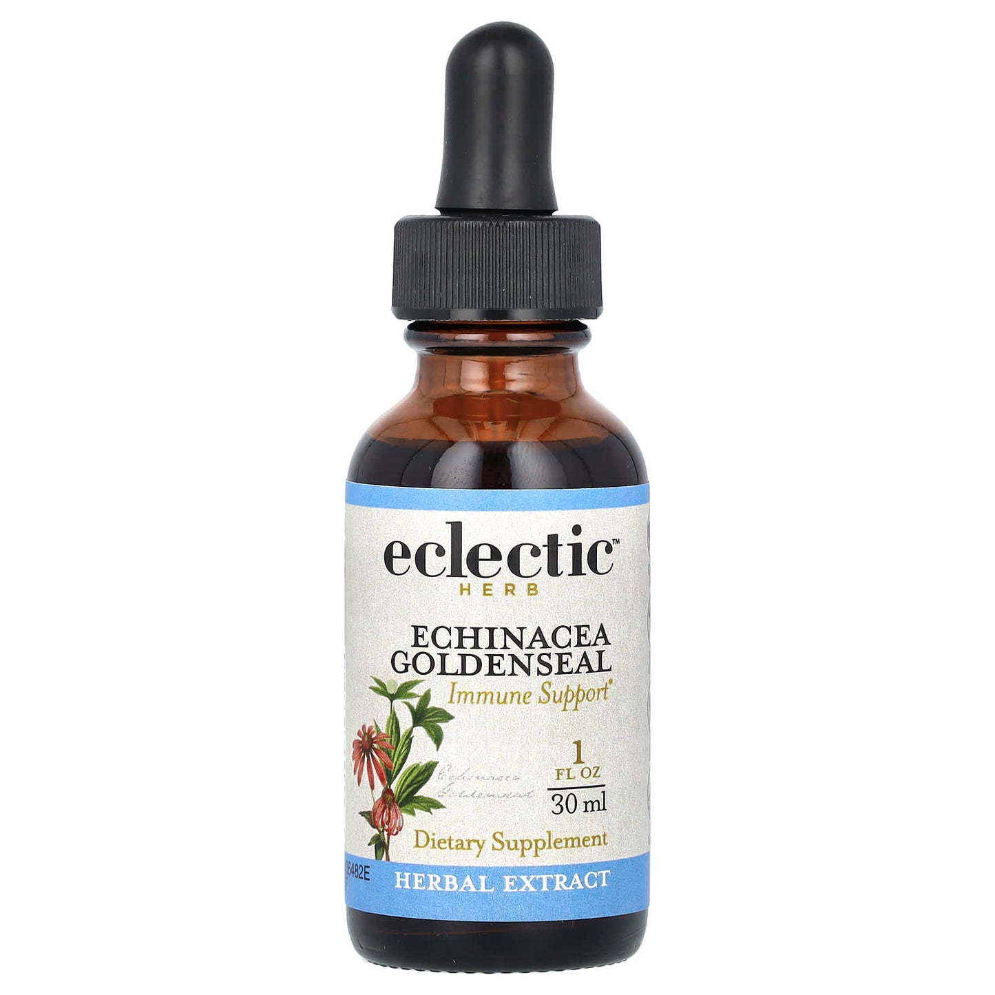 Echinacea Goldenseal Immune Support Supplement, 30ml - Image 1