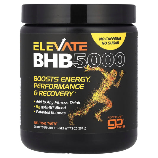Real Ketones, Elevate, BHB 5000, Neutral, 7.3 oz (207 g) - Image 1