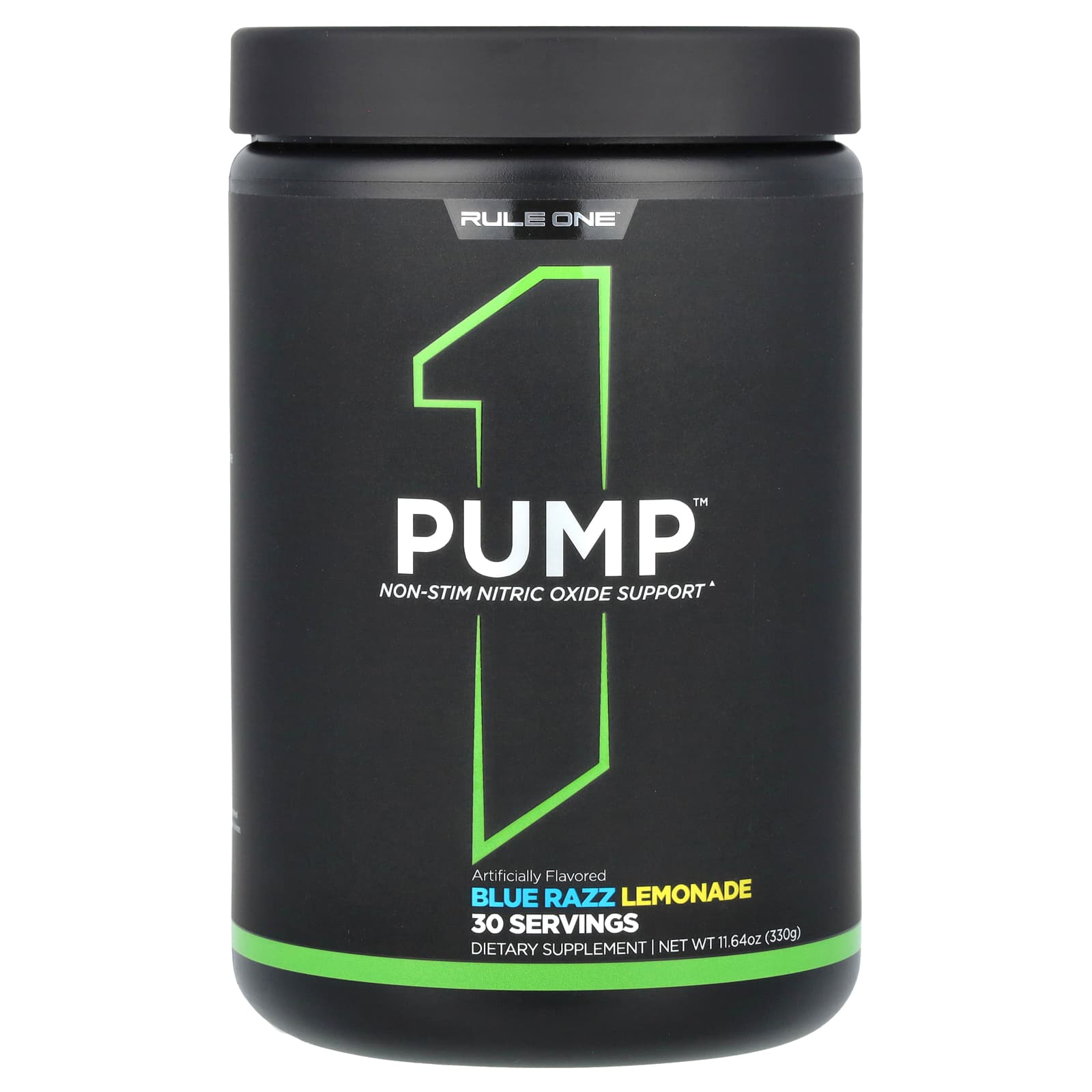 Rule One Proteins, Pump, Blue Razz Lemonade, 11.64 oz (330 g) - Image 1
