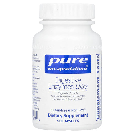 Pure Encapsulations, Digestive Enzymes Ultra, 90 Capsules - Image 1