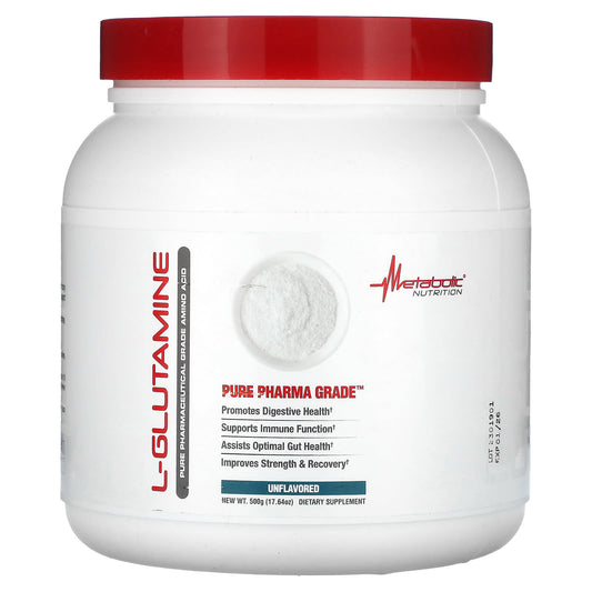 Metabolic Nutrition, L-Glutamine, Unflavored, 17.64 oz (500 g) - Image 1
