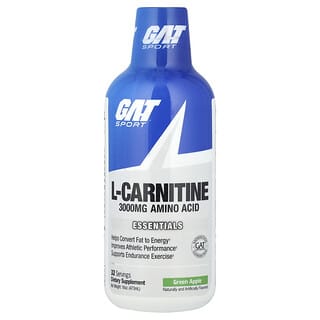 GAT Liquid L-Carnitine 3000 - Convert Fat to Energy & Improve Athletic Performan
