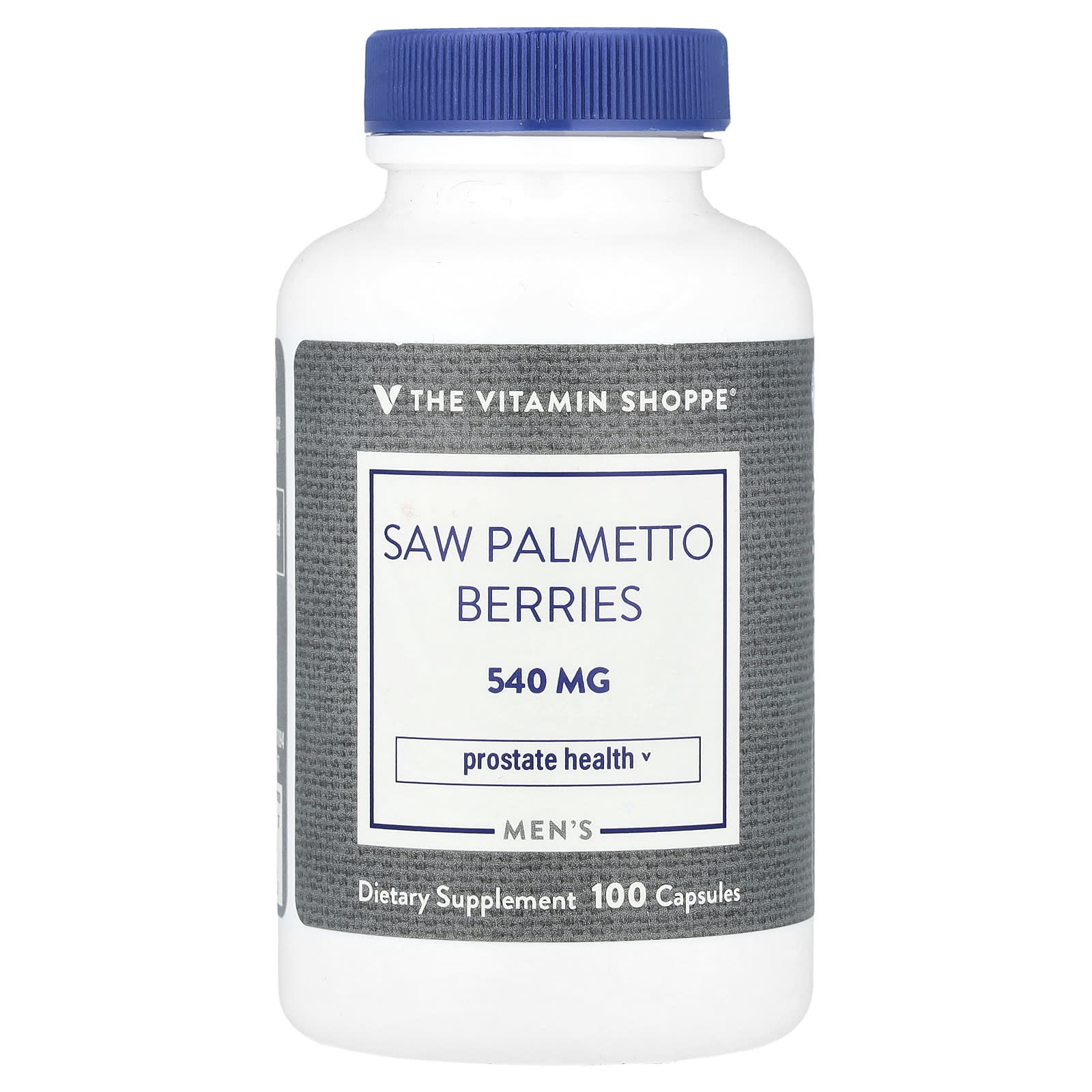 The Vitamin Shoppe, Men's Saw Palmetto Berries, 540 mg, 100 Capsules - Image 1