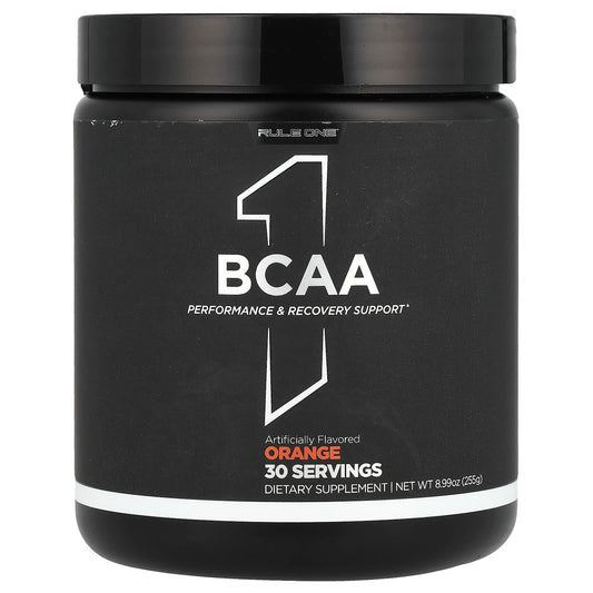 Rule One Proteins, BCAA, Orange, 8.99 oz (255 g) - Image 1