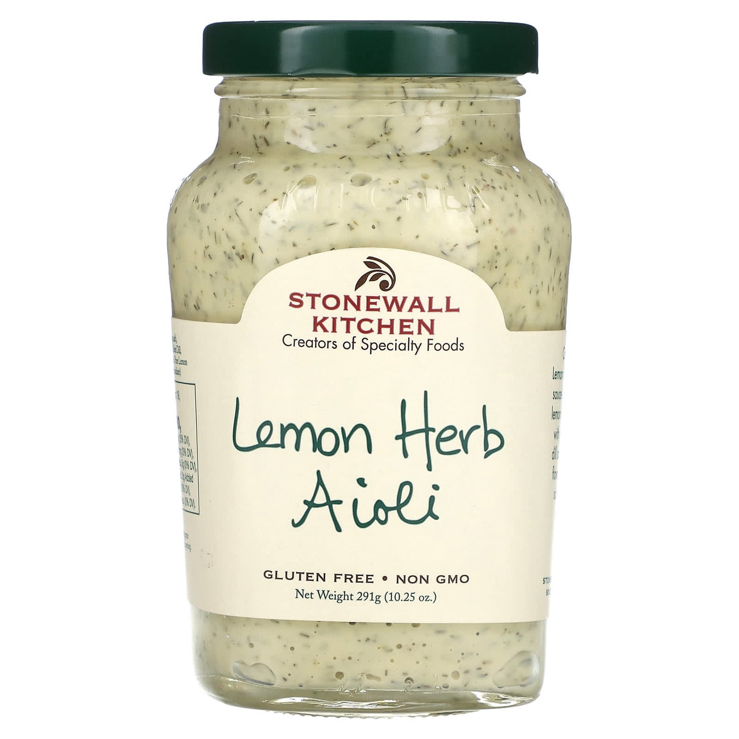 Stonewall Kitchen, Lemon Herb Aioli , 10.25 oz (291 g) - Image 1