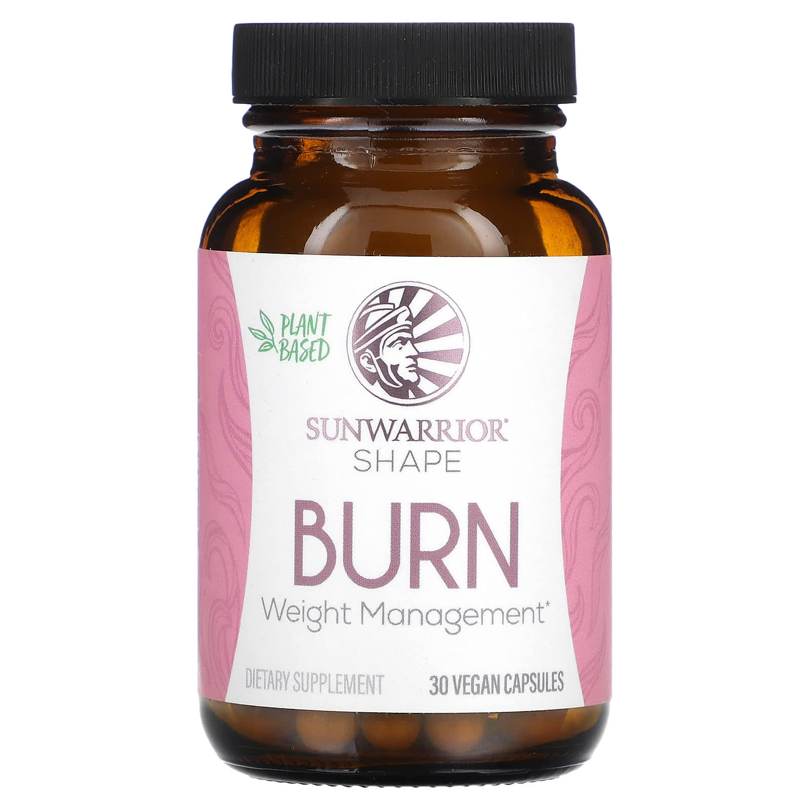 Sunwarrior, Shape, Burn, Weight Management, 30 Vegan Capsules - Image 1