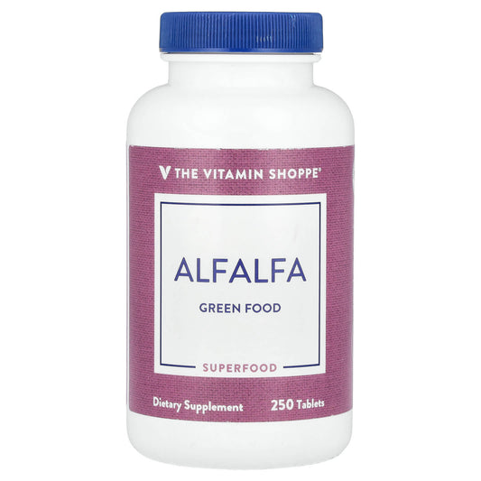 The Vitamin Shoppe, Alfalfa , 250 Tablets - Image 1