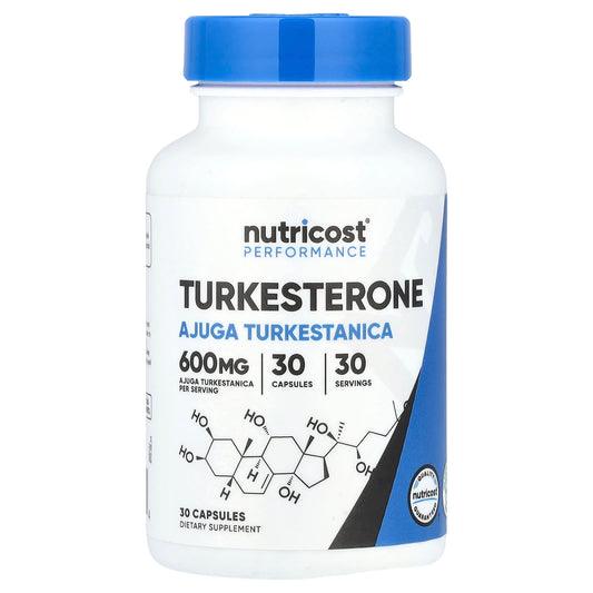 Nutricost, Performance, Turkesterone, 30 Capsules - Image 1