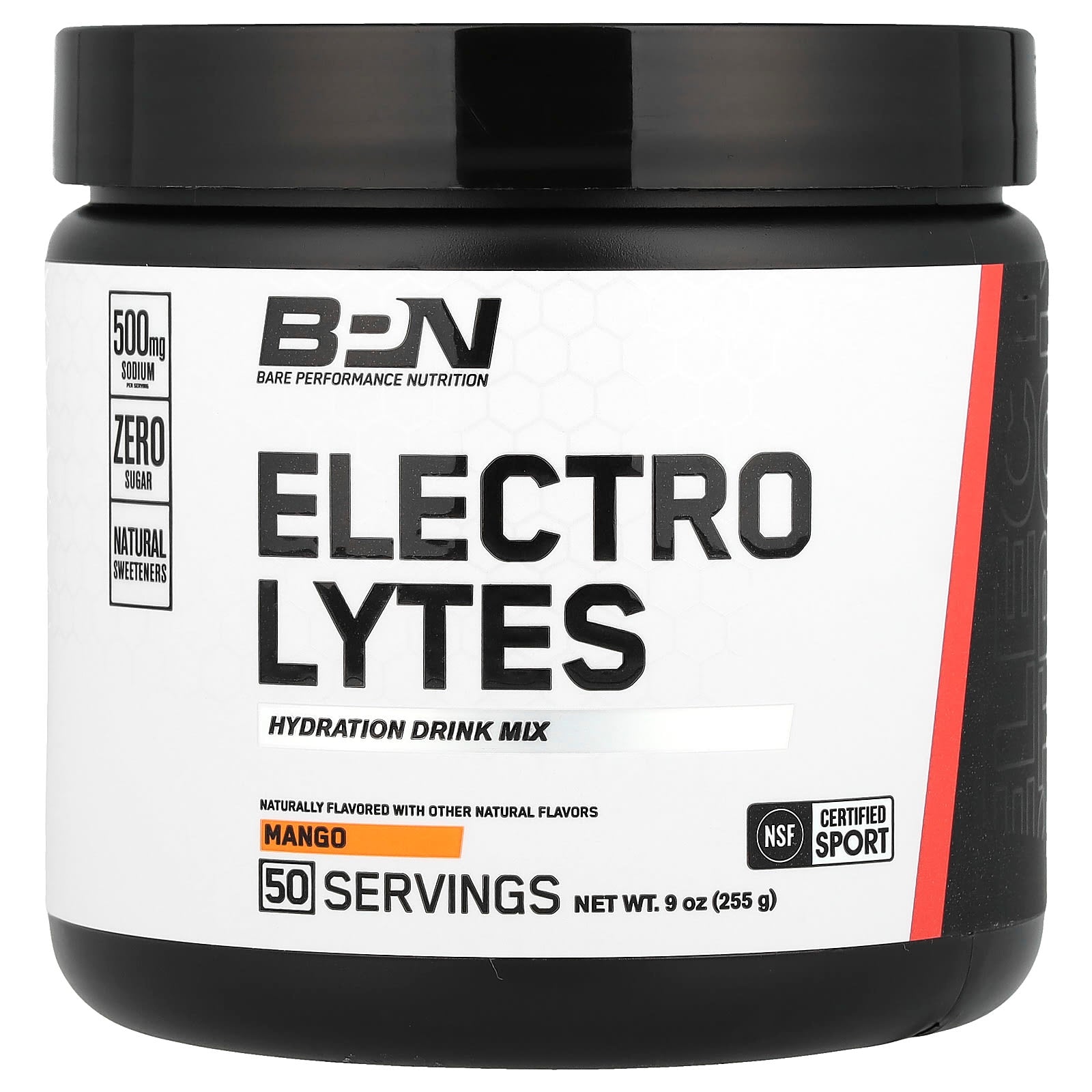 BPN Electrolyte Hydration Drink Mix - Mango Flavor, 9 oz - Image 1