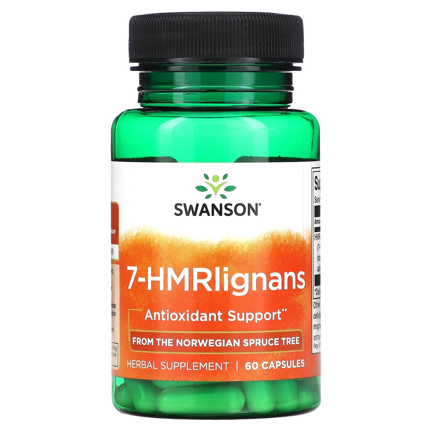 Swanson, 7-HMRlignans, 60 Capsules (40 mg per Capsule) - Image 1
