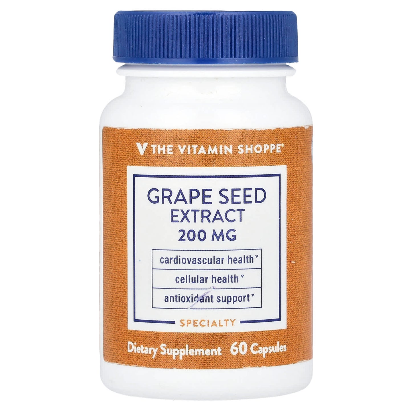 The Vitamin Shoppe, Grape Seed Extract, 200 mg, 60 Capsules - Image 1