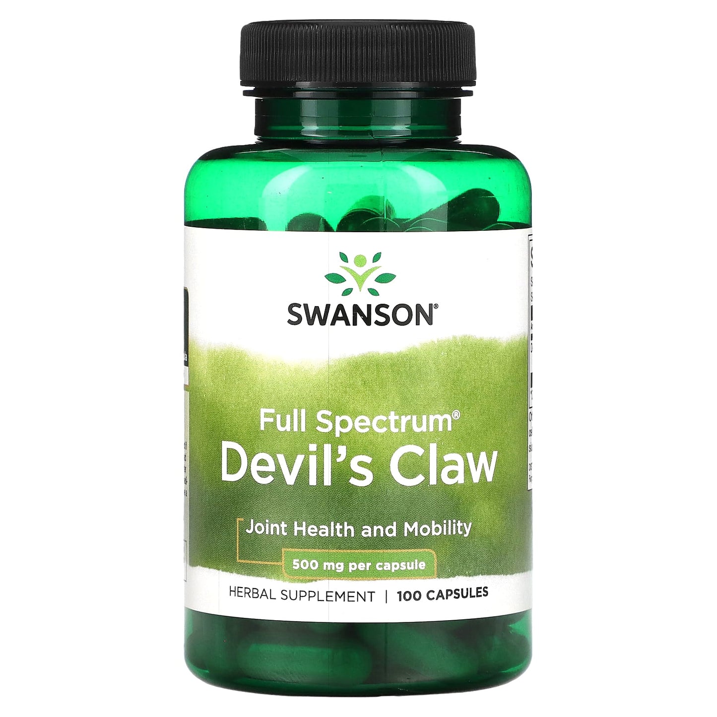 Swanson, Full Spectrum Devil's Claw, 500 mg, 100 Capsules - Image 1