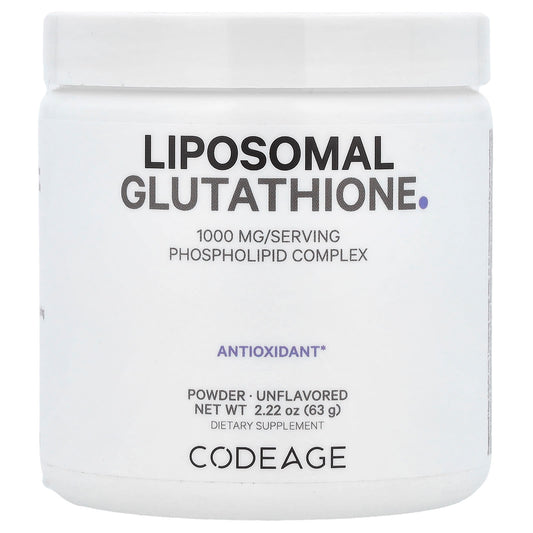 Liposomal Glutathione Powder by CodeAge - Boost Antioxidants & Energy - Image 1