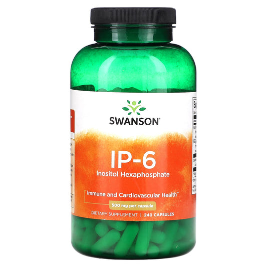 Swanson, IP-6, 500 mg, 240 Capsules - Image 1