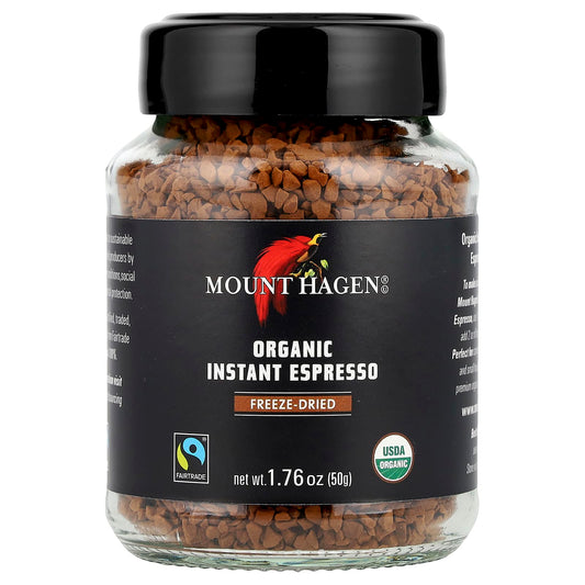 Mount Hagen, Organic Instant Espresso, 1.76 oz (50 g) - Image 1