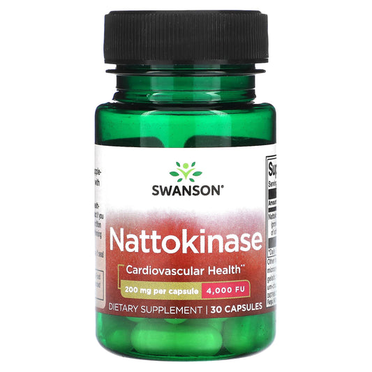 Swanson, Nattokinase, 200 mg, 30 Capsules - Image 1