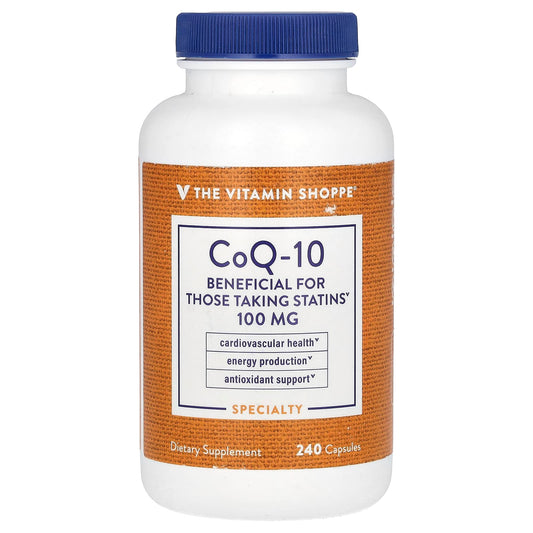The Vitamin Shoppe, CoQ-10, 100 mg, 240 Capsules - Image 1