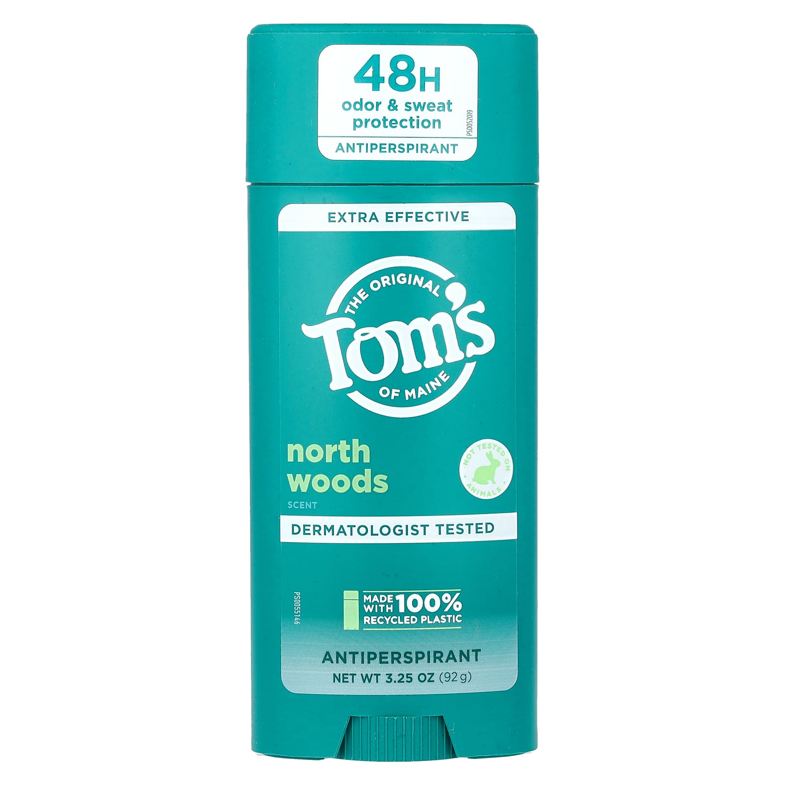 Tom's of Maine, Extra Effective Antiperspirant, North Woods, 3.25 oz (92 g) - Image 1