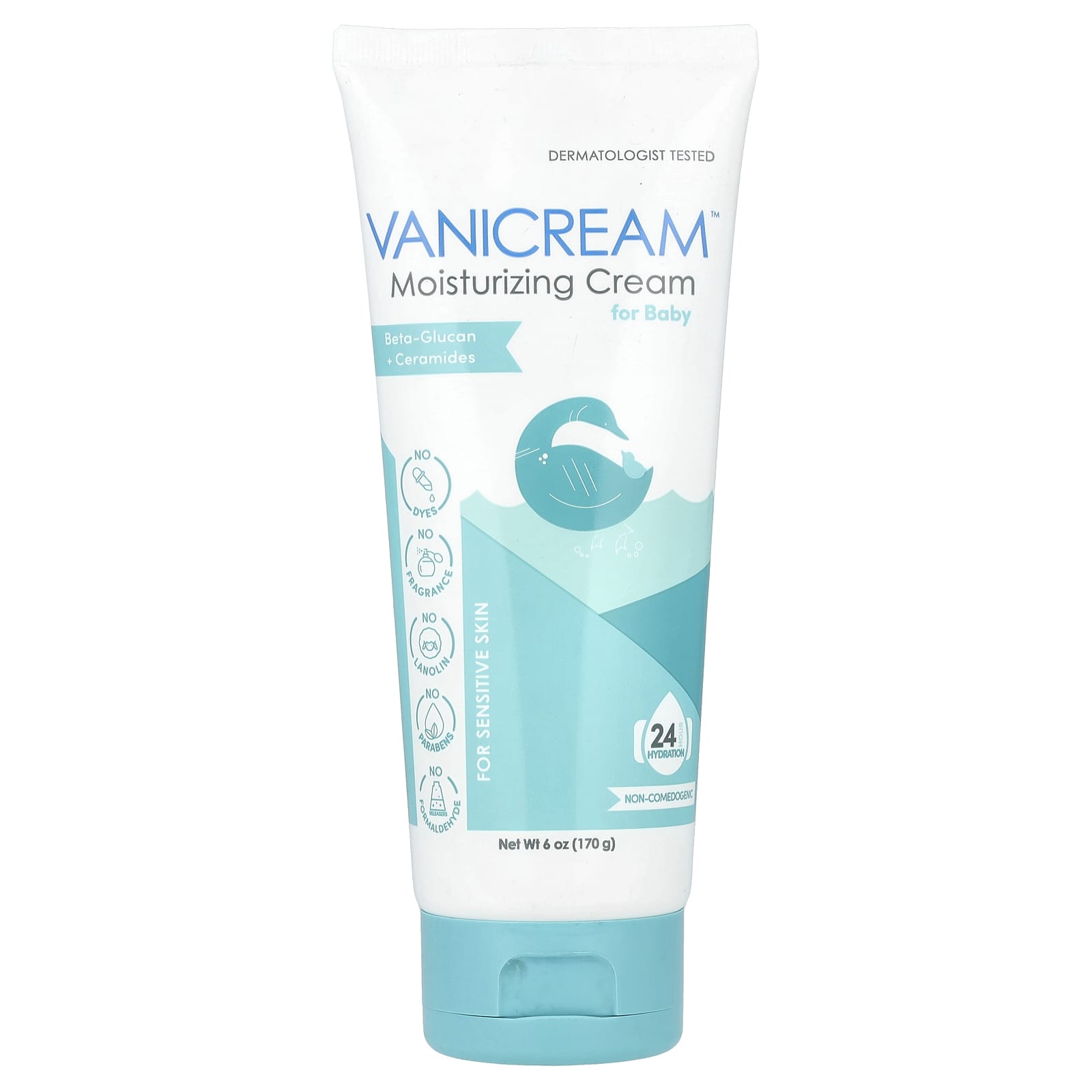 Vanicream, Moisturizing Cream, For Baby, For Sensitive Skin, 6 oz (170 g) - Image 1