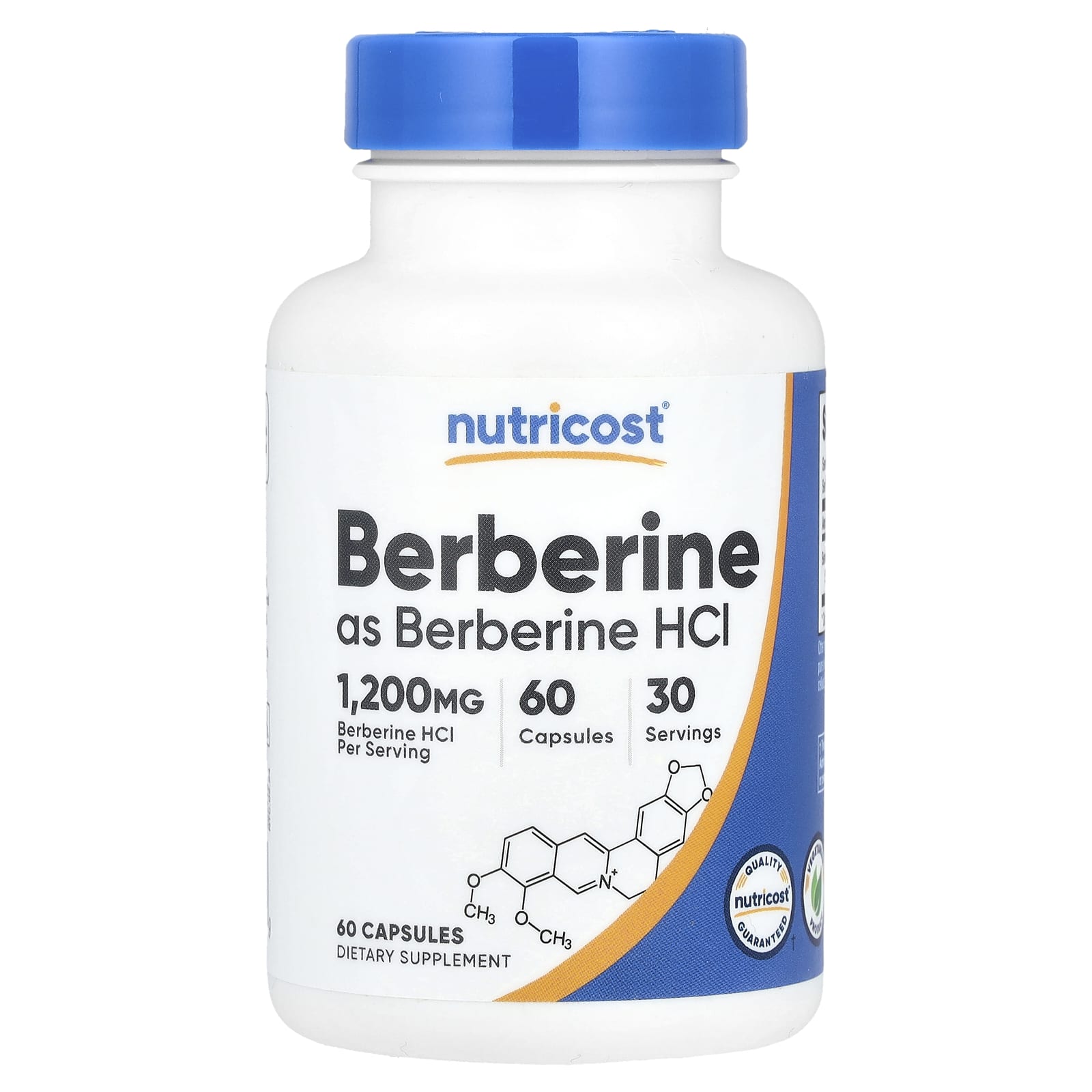 Nutricost, Berberine, 60 Capsules (600 mg per Capsule) - Image 1