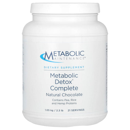 Metabolic Maintenance, Metabolic Detox Complete, Natural Chocolate, 2.3 lb (1.05 kg) - Image 1