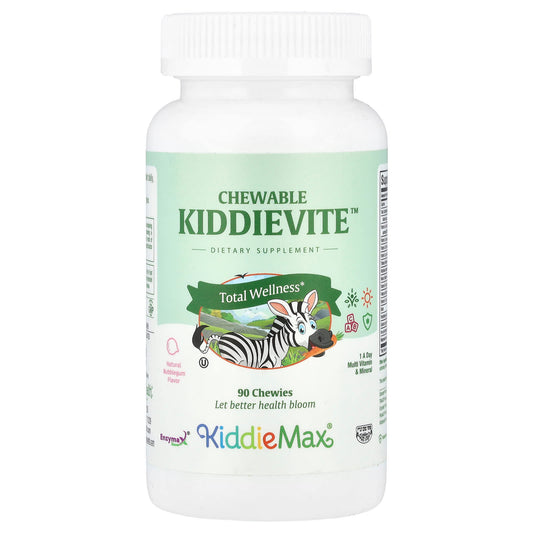 Maxi Health, KiddieMax® Chewable Kiddievite™, Natural Bubblegum, 90 Chewies - Image 1