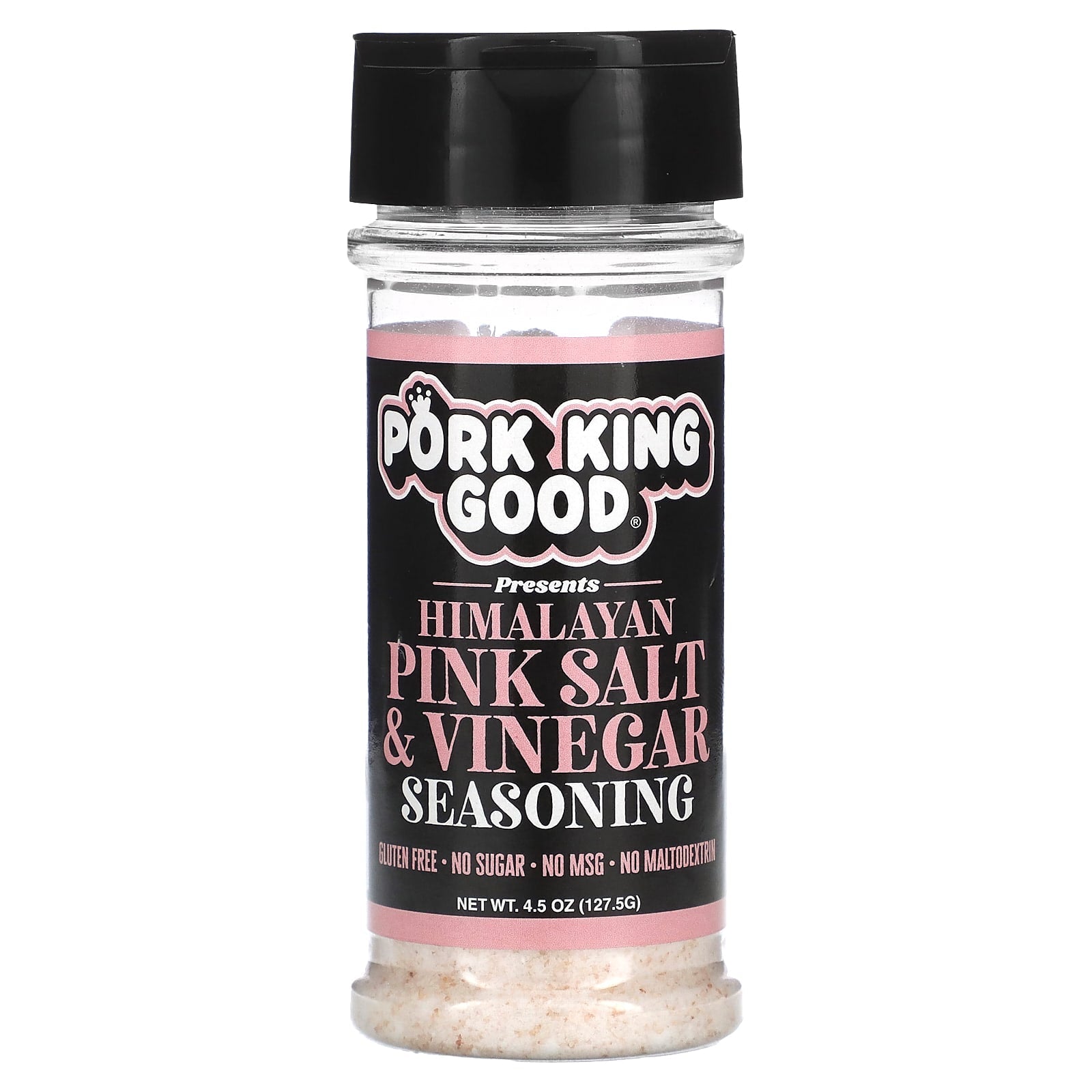 Pork King Good, Himalayan Pink Salt & Vinegar Seasoning , 4.5 oz (127.5 g) - Image 1